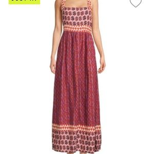 Faherty Gracie Floral Maxi Dress sz S